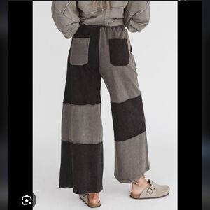 Three Bird Nest Coastal Colorblock Pants — Gray/black